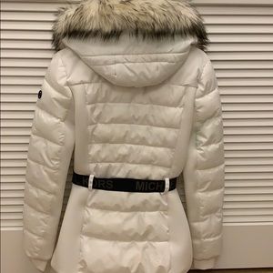 White Winter Jacket Michael Kors